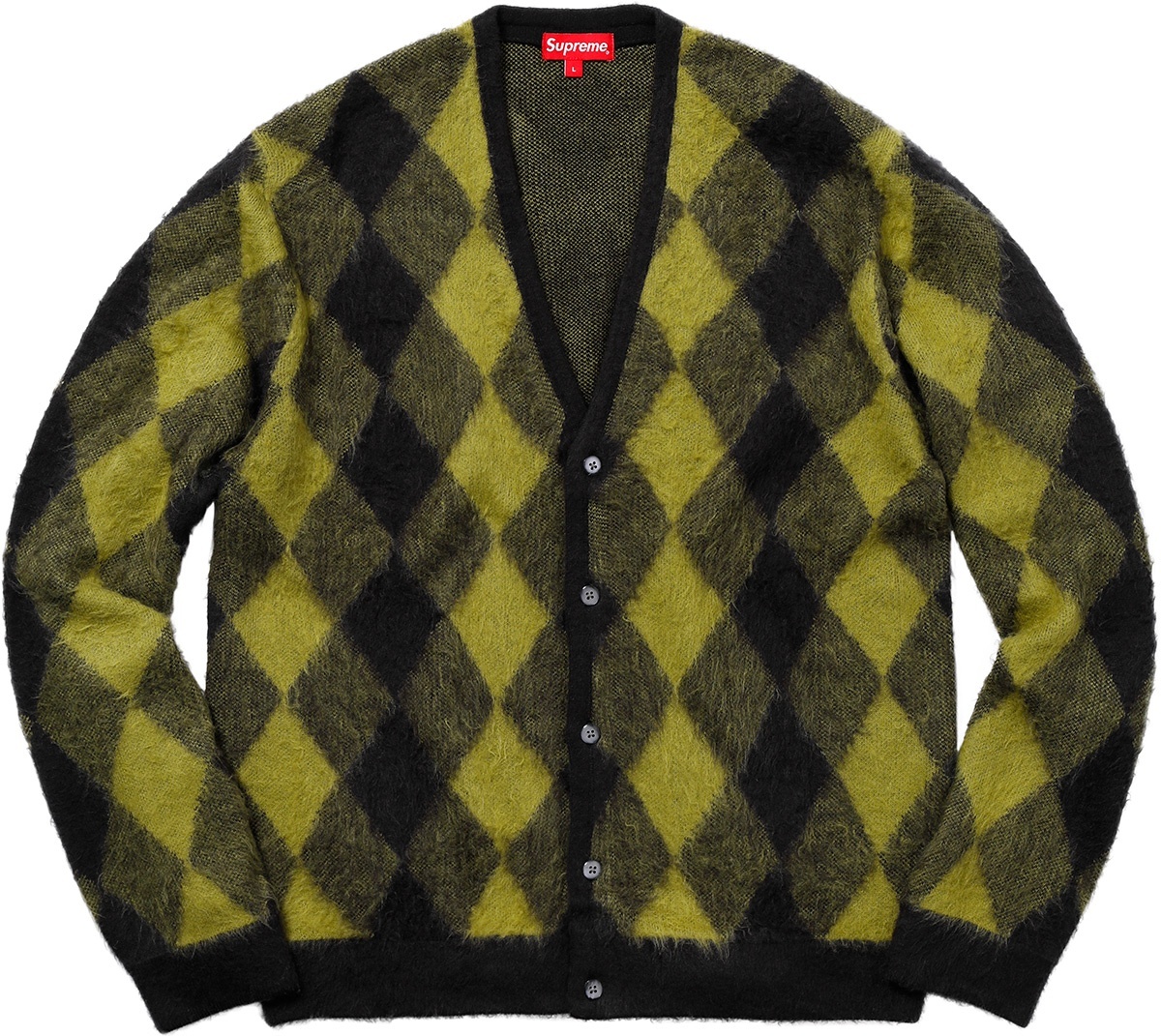 Brushed Argyle Cardigan view 2